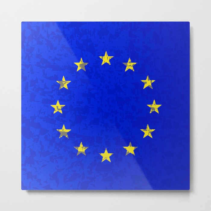 EU Flag Metal Print
