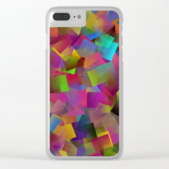Scattered Clear iPhone Case