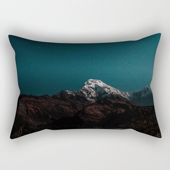 Dark Mountains #society6 #buyart Rectangular Pillow