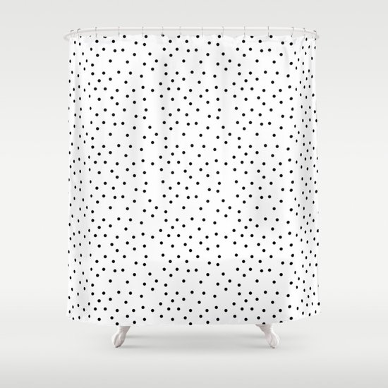 Random Polka ///www.pencilmeinstationery.com Shower Curtain