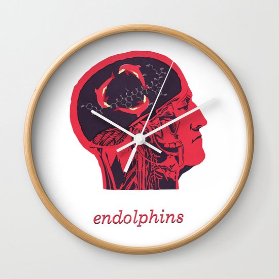 Endolphins Wall Clock