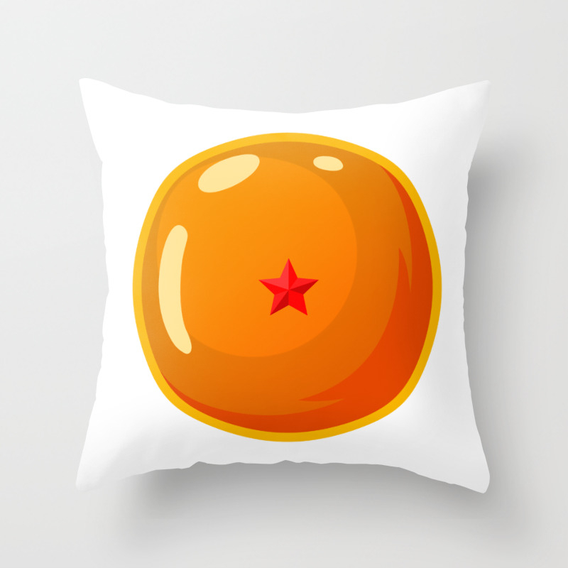 Dragonball 1 Star Ball Throw Pillow By Tridaak Society6