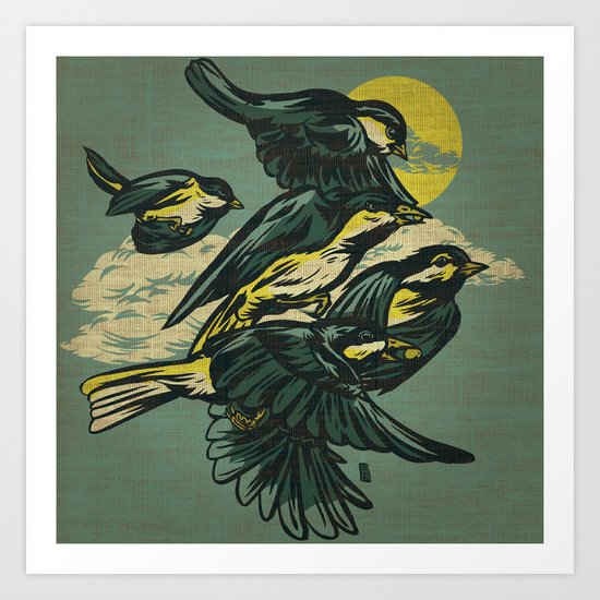 The Gatherers Art Print