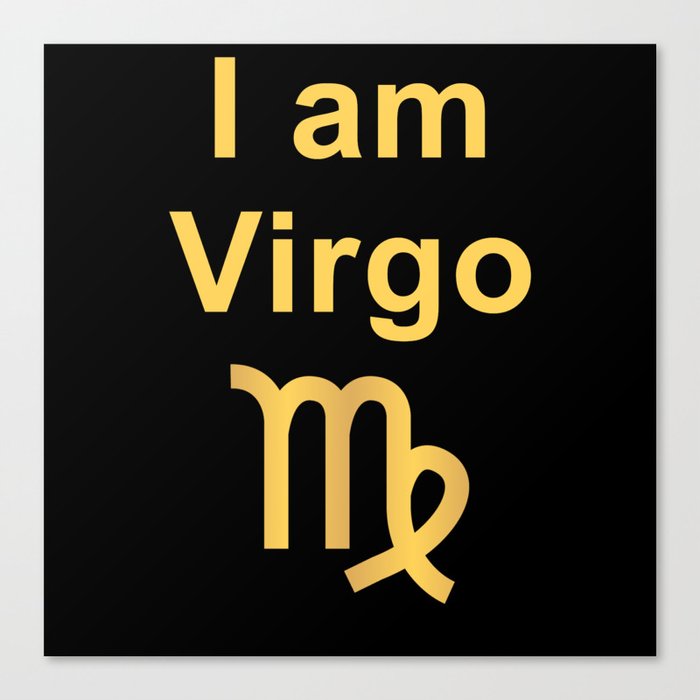 Virgo Star Sign Gift Canvas Print