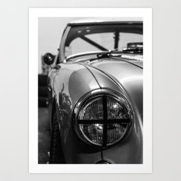 Black 'n White Racer / Classic Car Photography Art Print