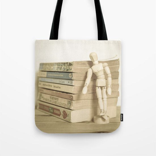 Little man books Tote Bag