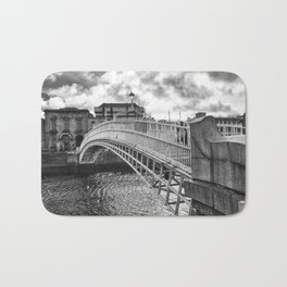 Ha'Penny Bridge in Dublin Bath Mat