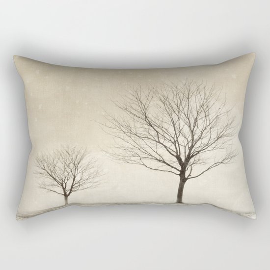 Snow Bokeh Wonderland Rectangular Pillow