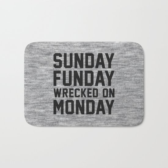 Sunday Funday Bath Mat
