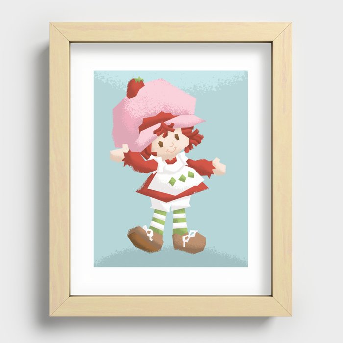 Strawberry Shortcake Recessed Framed Print