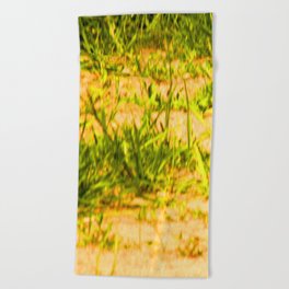 Toxic Grass Beach Towel