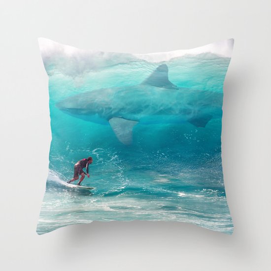 giant shark pillow