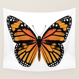 Monarch Butterfly | Butterflies | Insects | Wings | Nature | Orange, Black and White | Wall Tapestry