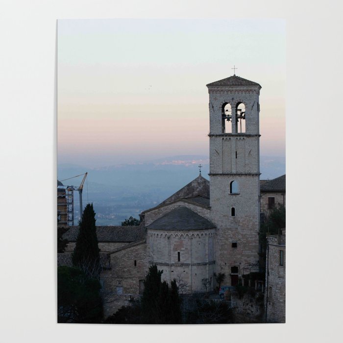 Assisi Sunrise Poster