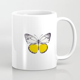 Yellow Butterfly Coffee Mug