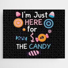 I'm Just Here for the Candy Halloween Jigsaw Puzzle