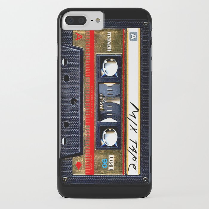 retro classic vintage gold mix cassette tape iphone case