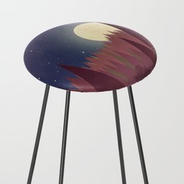 Moon in Forest Counter Stool