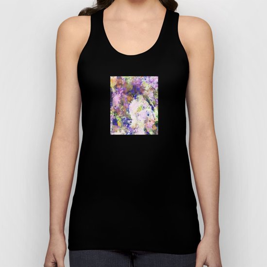 Colour Turmoil - Abstract Multicoloured Painting Unisex Tank Top