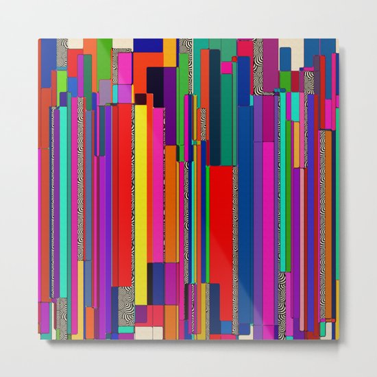 Layer Up Metal Print