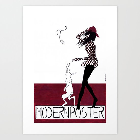 MODERN POSTER Art Print