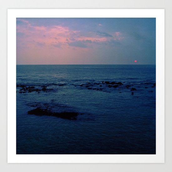 Kona Sunset Art Print