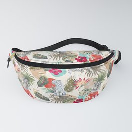 Tigers in the colorful jungle 22 Fanny Pack
