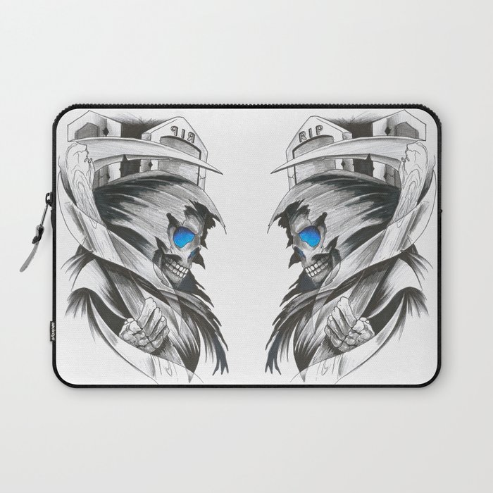 Grim Reaper La Faucheuse Laptop Sleeve By Incirrina Society6