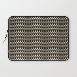 Geometric Cutting Board Pattern in Gray Laptop Sleeve