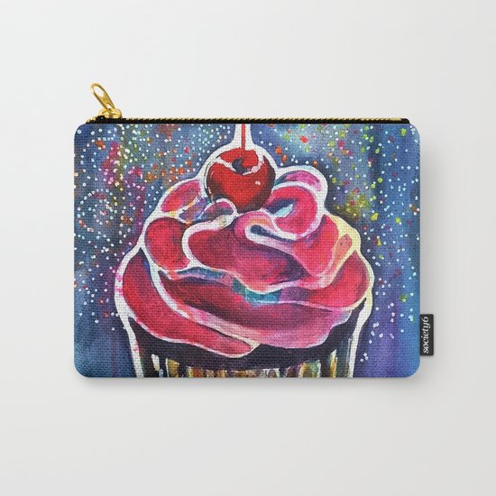 Rainbow Cupcake Carry-All Pouch
