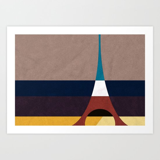 Paris, Eiffel Tower Art Print