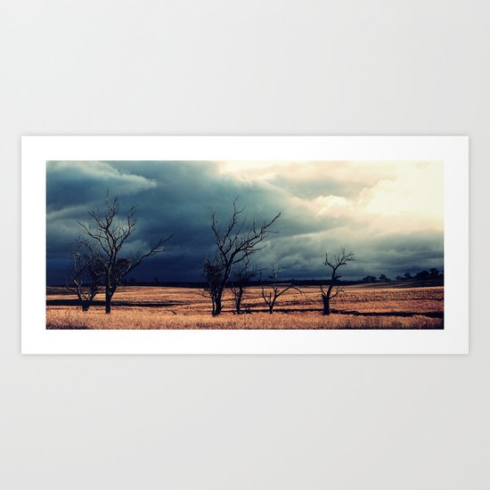The relief of an Aussie drover Art Print