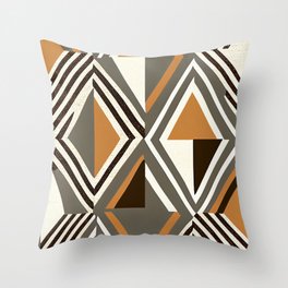 Contemporary Tribal Pattern  Throw Pillow