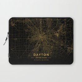 Dayton, United States - Gold Laptop Sleeve