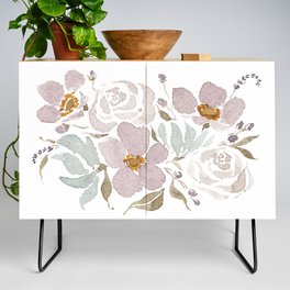 Anna Maria Floral Painting Credenza