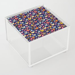 Colorful Chickens Acrylic Box