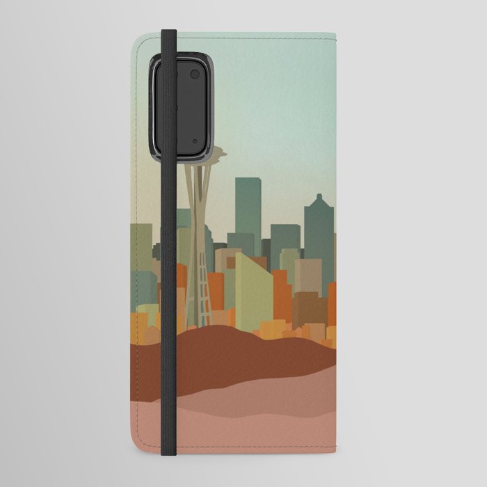 Seattle Skyline Android Wallet Case