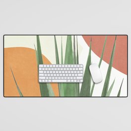 Abstract Agave Plant Desk Mat