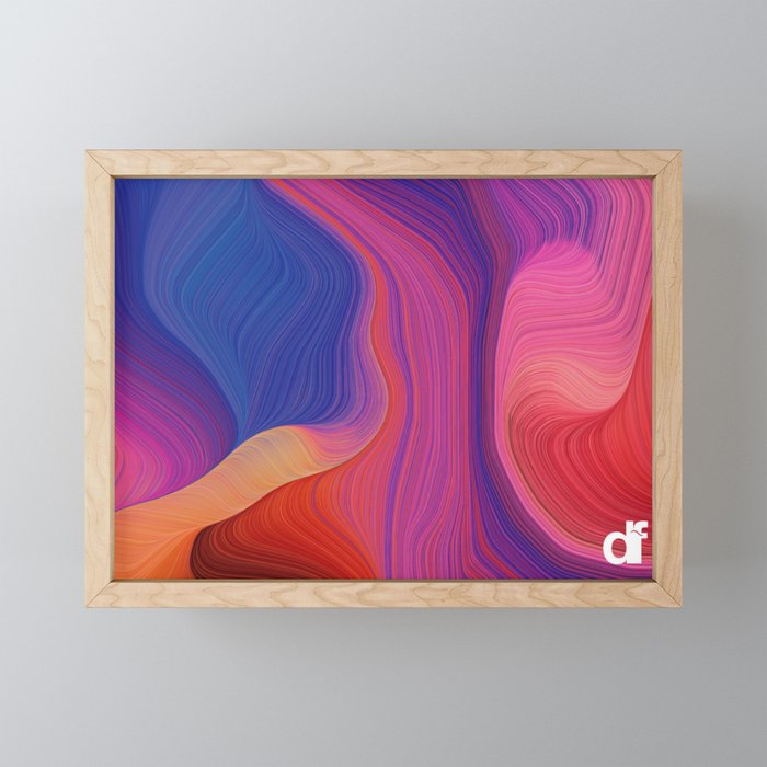 Colors Framed Mini Art Print