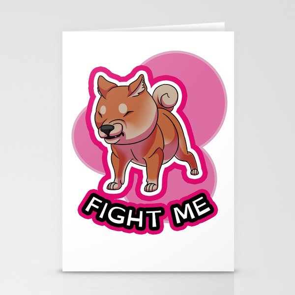 FIGHT ME Stationery Cards