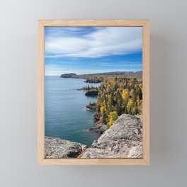 North Shore-Tettegouche State Park, Minnesota Framed Mini Art Print