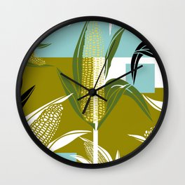 Farmer Sweet Corn Wall Clock