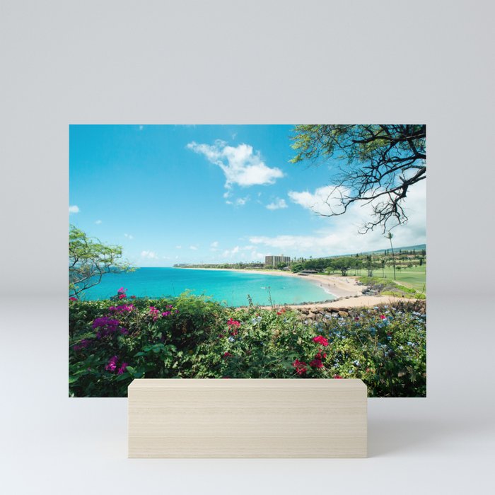 Kāʻanapali Beach Maui Hawaii Mini Art Print