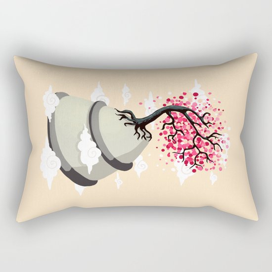 Cherry Blossom Rectangular Pillow