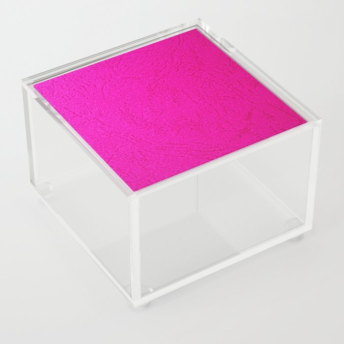 Dark Pink Acrylic Box