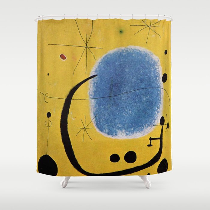 Joan Miro The Gold Of The Azure Shower Curtain