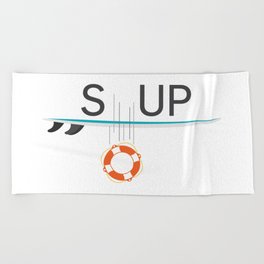 Anyone can change – SUP passion Beach Towel