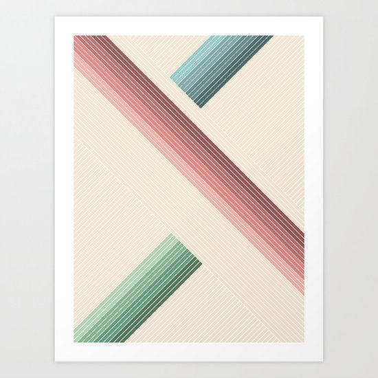 Vintage Geometric Art Print