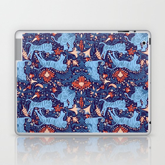 Floral Tiger Laptop & iPad Skin