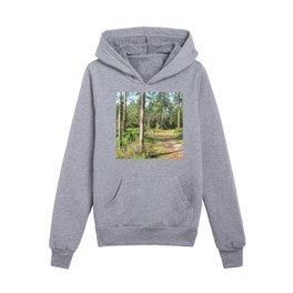 Path In The Woods 2656 Kids Pullover Hoodies